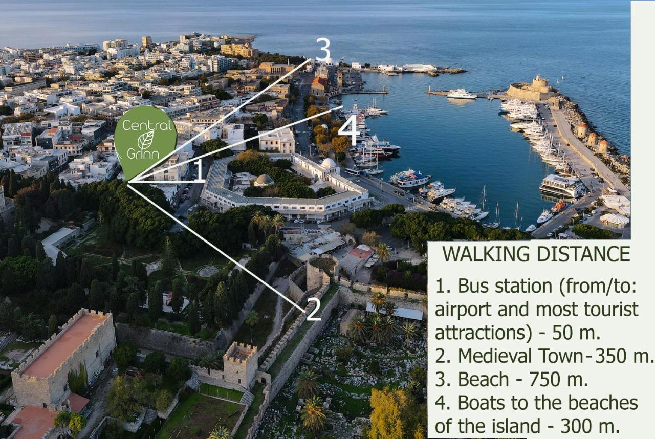 Central Grinn-In The Heart Of Rhodes,New&Stylish! Rhodes City Ngoại thất bức ảnh
